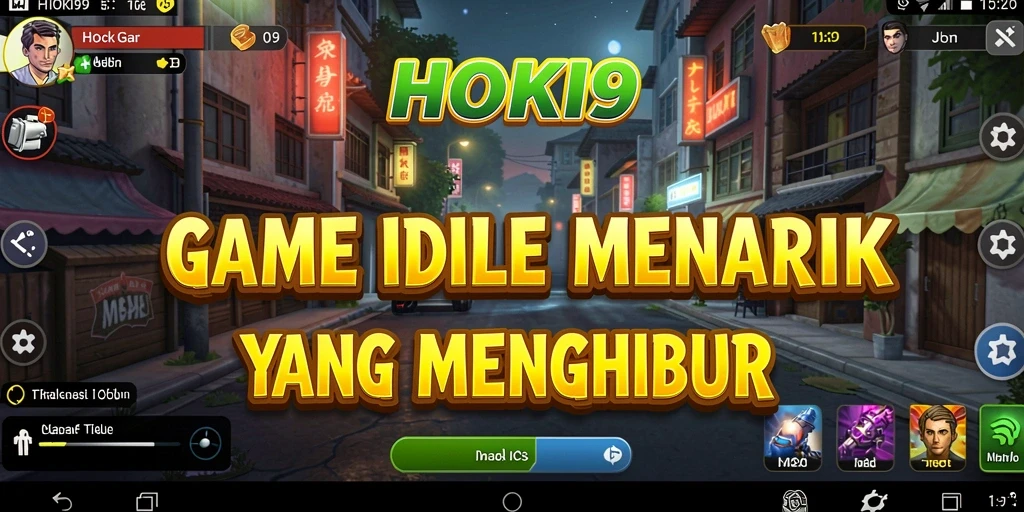 Tampilan gameplay Idle HOKI9 yang seru dan interaktif.