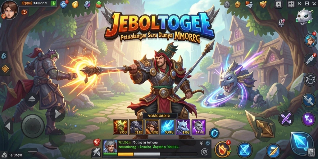 Tampilan gameplay seru dalam JEBOLTOGEL yang memukau.