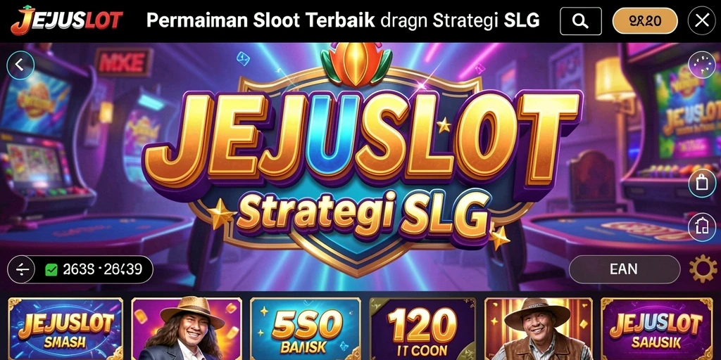 Tampilan gameplay slot yang menarik dan strategis di JEJUSLOT.