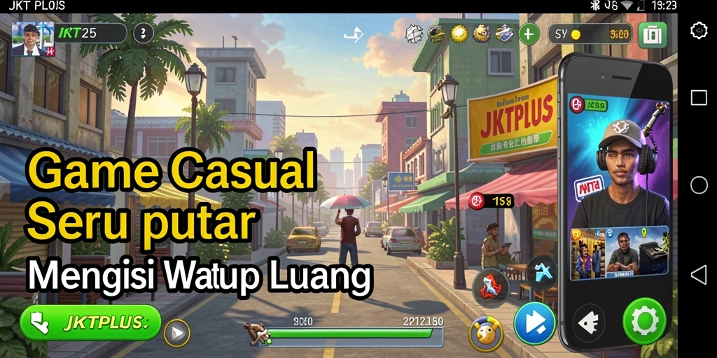 Tangkapan layar dari gameplay seru JKTPLUS yang menghibur.