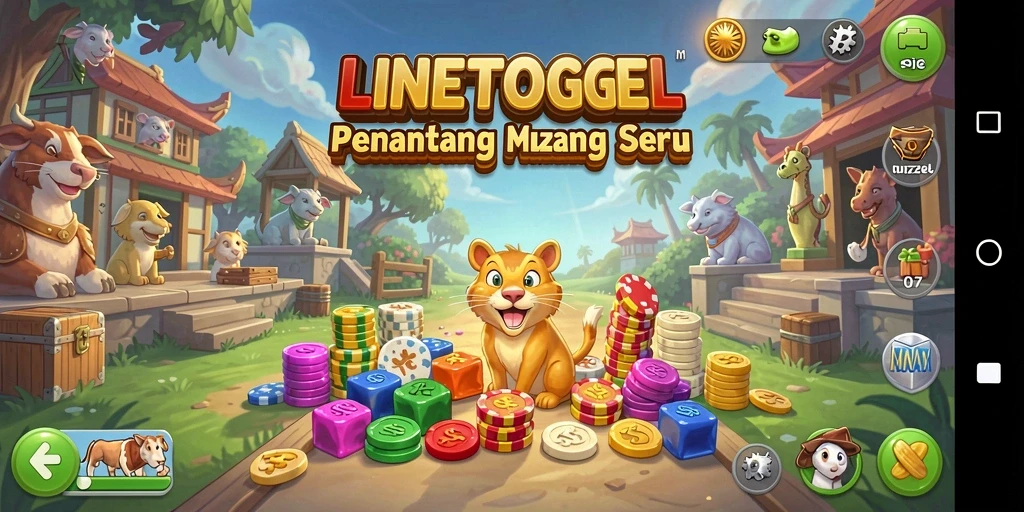 Tampilan gameplay LINETOGEL yang seru dan penuh tantangan.