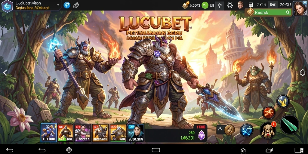 Screenshot permainan LUCUBET menampilkan aksi seru berbalut grafis menawan.