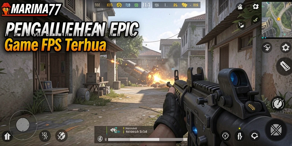 Tampilan gameplay seru di MARIMA77 yang penuh aksi.