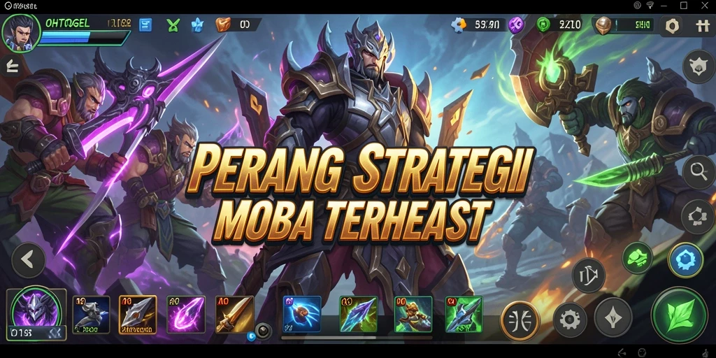 Tampilan gameplay seru di arena pertarungan OHTOGEL.