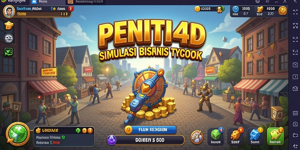 Tampilan gameplay seru dalam PENITI4D, menunjukkan dinamika Tycoon yang menarik.