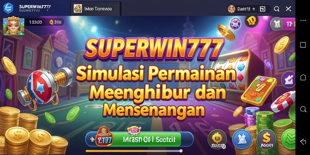 Screenshot gameplay SUPERWIN777 yang menampilkan aksi seru dan grafis menarik.