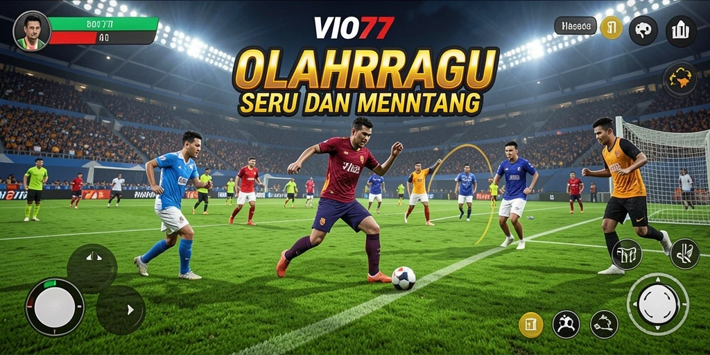 Tampilan gameplay seru dalam VIO77 yang menonjolkan aksi olahraga.